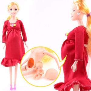 Tiny Blonde Pregnant Woman